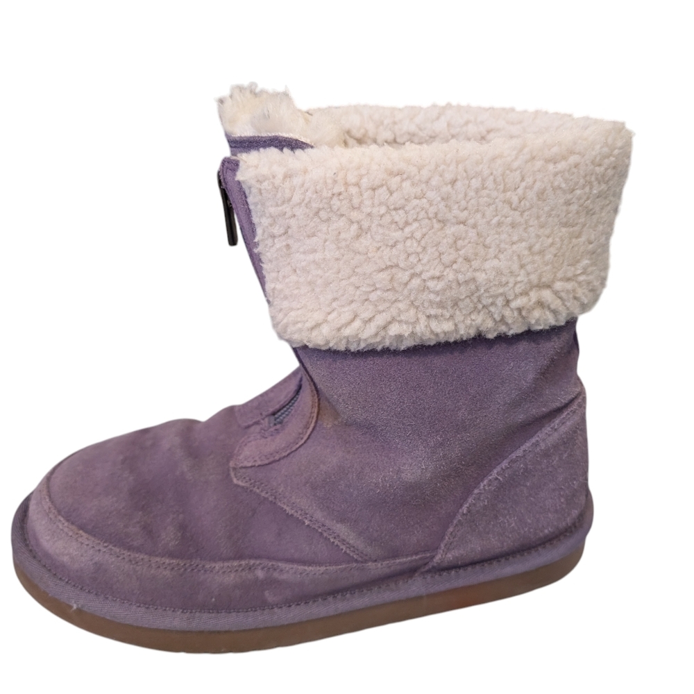 Koolaburra Purple‎ and Cream Winter Boots